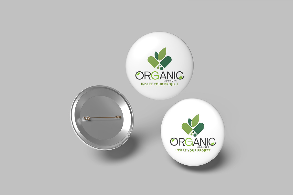 Pin Mockup, a Product Mockup by lamorastudio (Photo 4 of 11)