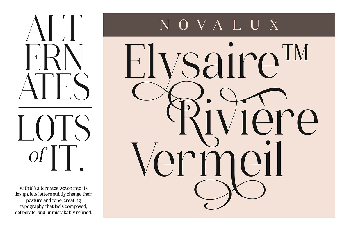 Novalux, a Serif Font by Matra Creative (Photo 15 of 16)