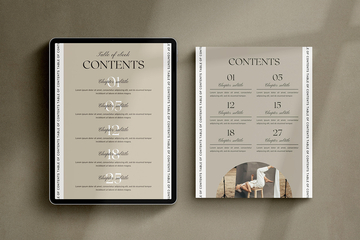 Classic Ebook Template CANVA, a Magazine Template by Studio Loire (Photo 6 of 17)