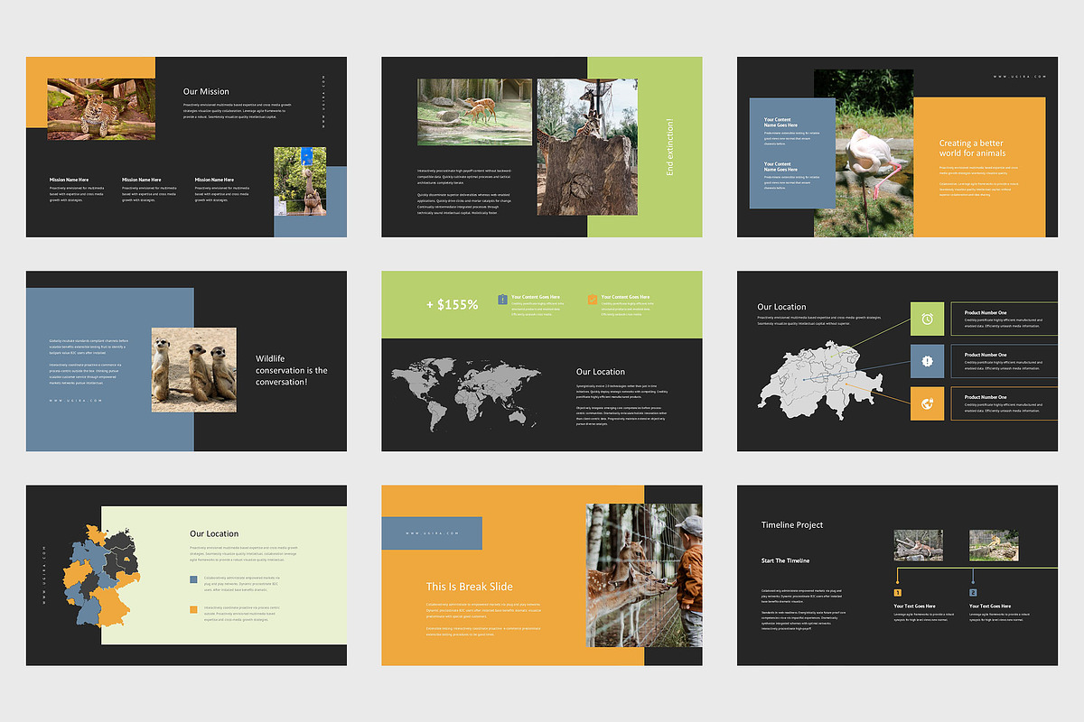Ugira : Wildlife Care Google Slides, a Presentation Template by Punkl Camp (Photo 7 of 9)