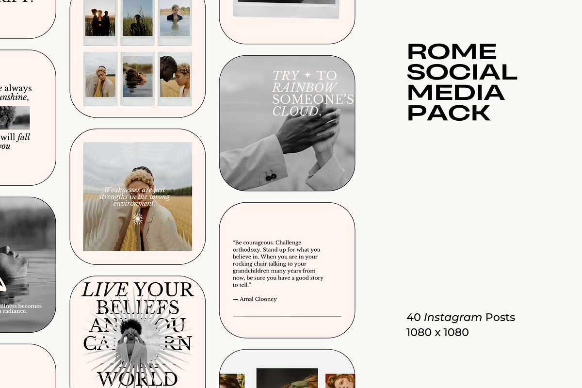 Rome Social Media Pack, a Social Media Template by marmaries (Photo 3 of 7)