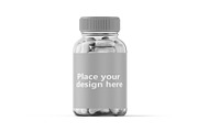 Pills Jar Mockup, a Cups & Container Mockup by GraphicsPixel (Thumbnail 2 of 5)