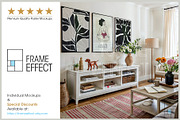 6 Floral Poster Mockups Bundle, a Household Mockup by Frame Effect (Thumbnail 6 of 8)