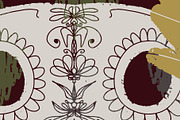 Folk art pattern poppy, sugar skull, a Pattern Graphic by NayaChu (Thumbnail 4 of 10)