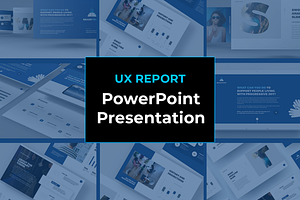 UX Pitch Report Slides - PowerPoint