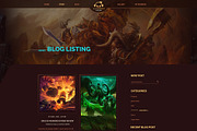 Gamepro - Fantacstic Gamer Site PSD, a Websites & App Template by Knighthemes (Thumbnail 5 of 10)