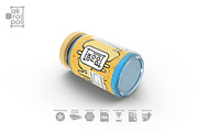 Jar Mock Up, a Cups & Container Mockup by akropol (Thumbnail 7 of 7)