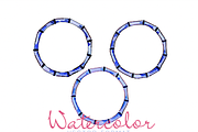 Bamboo Ring Clip Art Watercolor Logo, a Work Illustration by HERRINGTON DESIGN (Thumbnail 2 of 2)