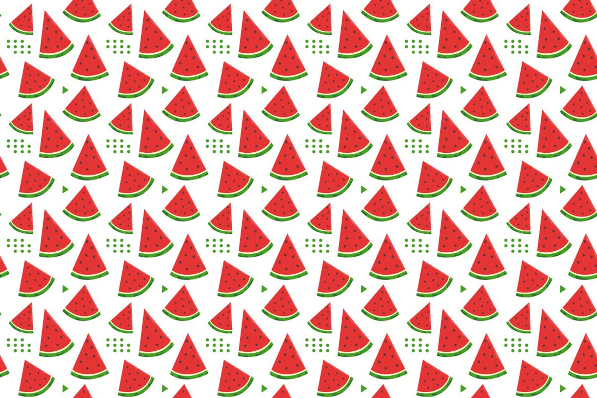 Watermelon Fruit Seamless Pattern, a Pattern Graphic by Mightyfire