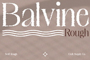 Balvine Rough, a Serif Font by Craft Supply Co. (Thumbnail 1 of 8)