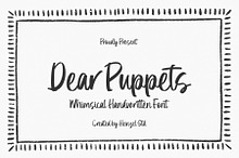 Dear Puppets Whimsical Font