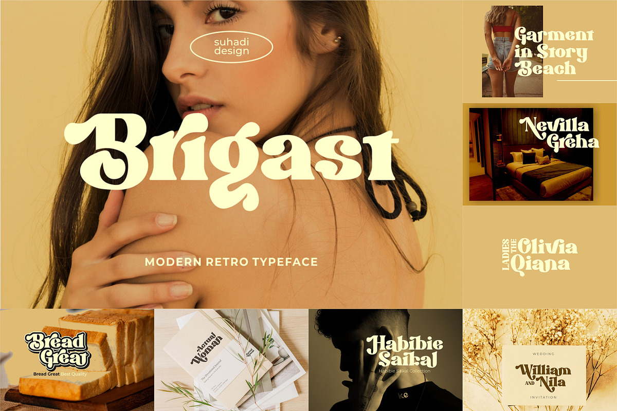 Popular Font Bundle Best Selling, a Serif Font by suhadidesign (Photo 3 of 14)