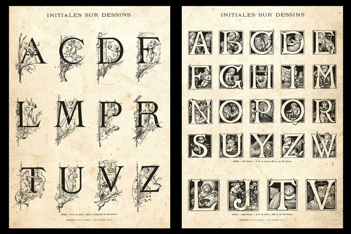 Initials and letters + bonus preview 4
