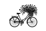 Flower Bicycle Silhouette Bundle, an Illustration by Gaye Art (Thumbnail 15 of 31)