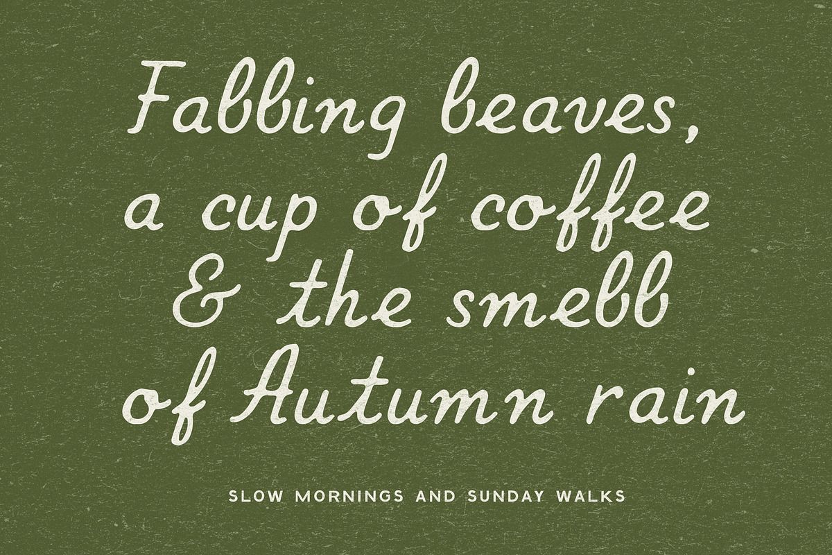 Vintage Handmade Script and Sans Duo, a Handwritten Font by Laras Wonderland (Photo 12 of 19)