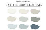 Light & Airy Neutrals Paint Palette, a Presentation Template by CONCEPT COLORS (Thumbnail 2 of 8)
