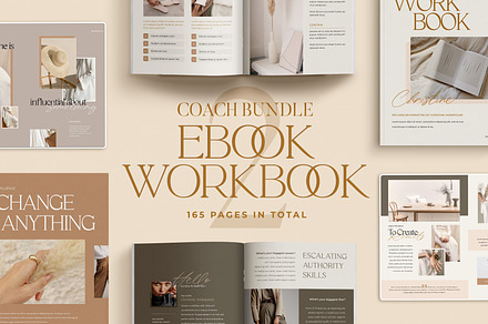 2in1 Bundle eBook + Workbook CANVA, a Magazine Template by Eviory