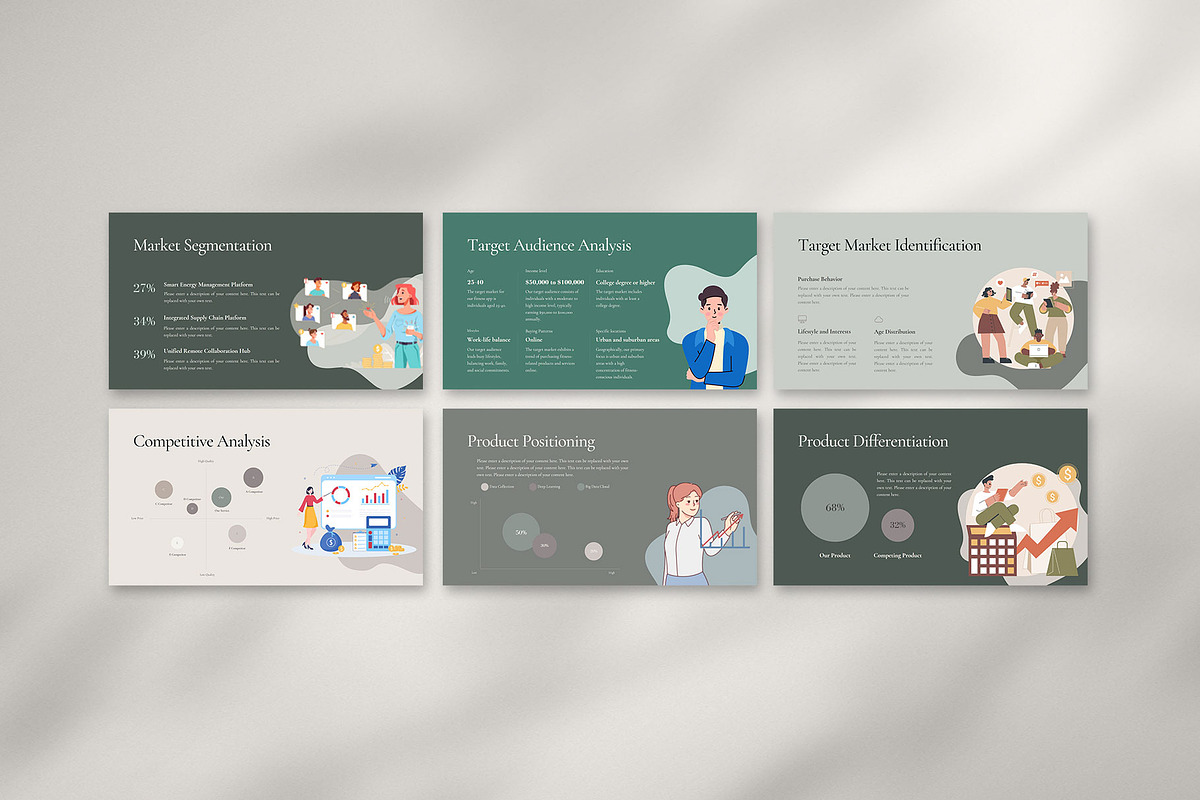 Canva Marketing Strategy Template, a Presentation Template by CreativityForest (Photo 4 of 6)