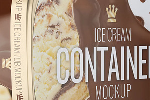 Ice Cream Container Mock-Up