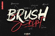 Rushink Font Duo | Brush & Signature, a Blackletter Font by D&K Project (Thumbnail 3 of 9)