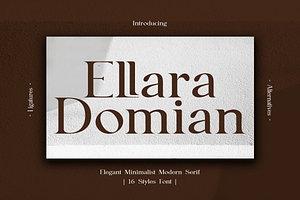 CF Ellara Domian - Luxury Serif