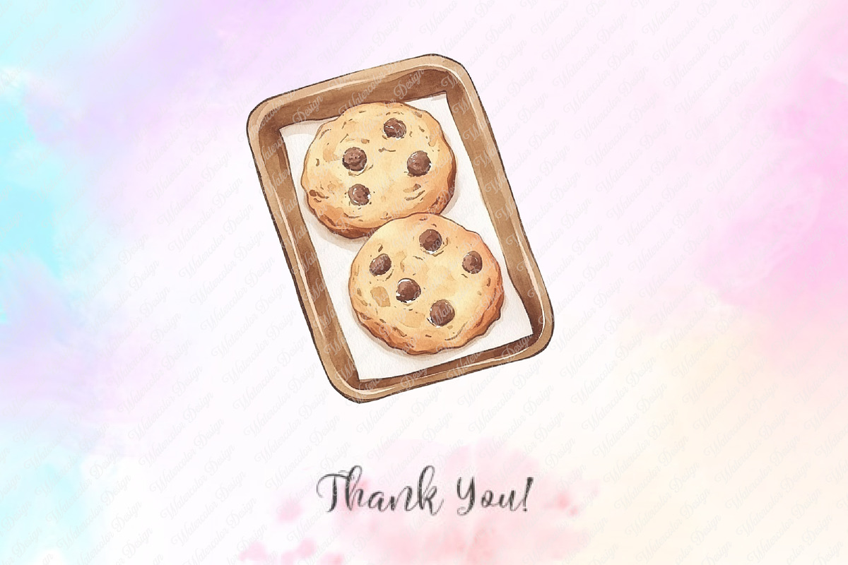 Neutral Baking Clipart, an Illustration by Watercolor design (Photo 12 of 13)
