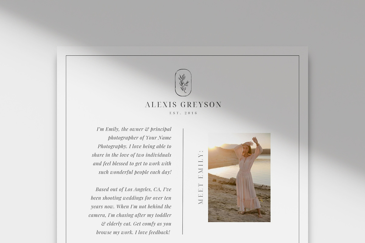Get to Know Me Template for Canva, a Flyer Template by roselindoco (Photo 1 of 2)