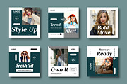 Modern Branding Fashion Social Media, a Social Media Template by MightyDesign (Thumbnail 1 of 8)