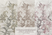 Timeless Lily wall mural set, a Wallpaper Graphic by Timofi Art (Thumbnail 2 of 13)