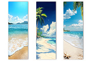 Sea Beach Bookmark Summer Beach, an Illustration by Canvas Craft (Thumbnail 3 of 3)
