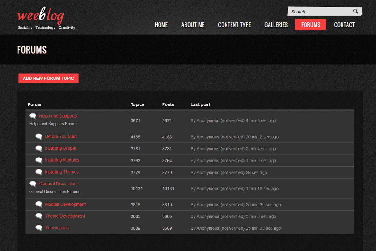 Personal Blog, a Websites & App Template by WeebPal Corp (Photo 5 of 5)