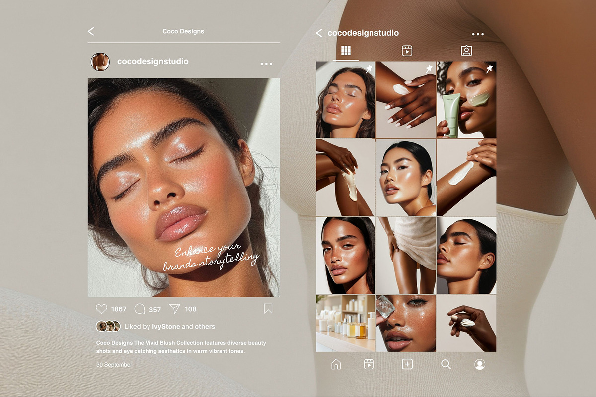 Diverse Women Beauty Stock Images, a Beauty & Fashion Photo by COCO Designs (Photo 19 of 21)
