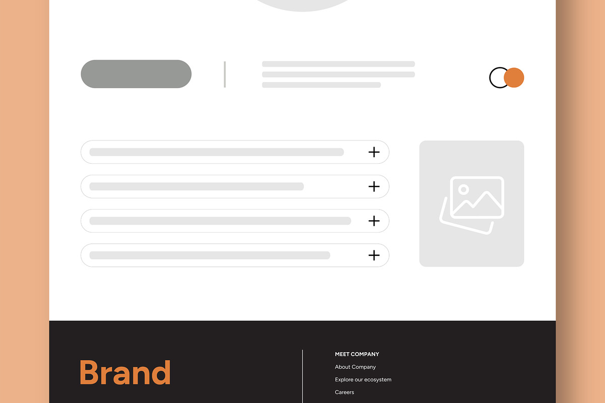 Wireframe Landing Page, a Landing Page Template by CreativeShaper (Photo 5 of 6)
