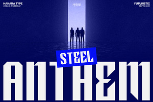 Steel Anthem - Bold Display Font