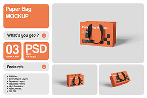 Paper Bag Mockup, a Product Mockup by Pixie Creative