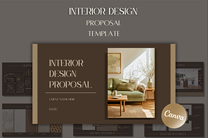 Interior Design Project Proposal, a Templates & Theme by TespinDesign