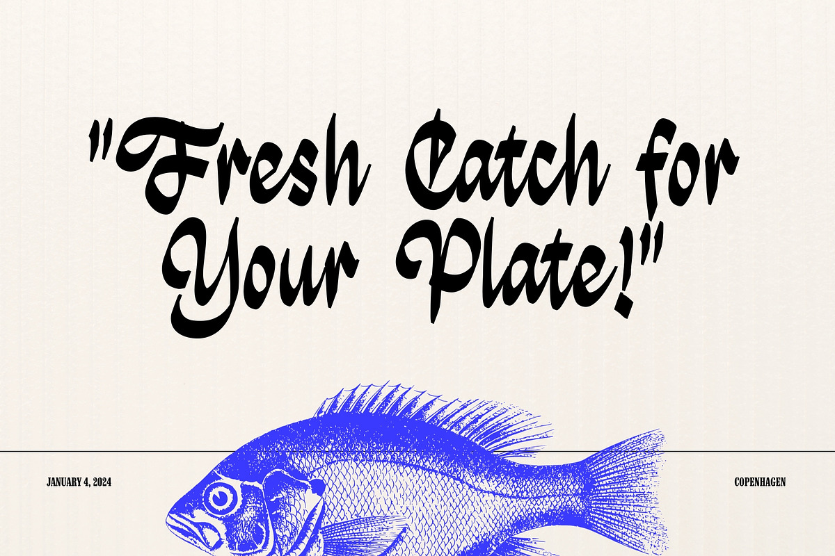 Copenhagen Script, a Script Font by Xelo Graph (Photo 4 of 7)