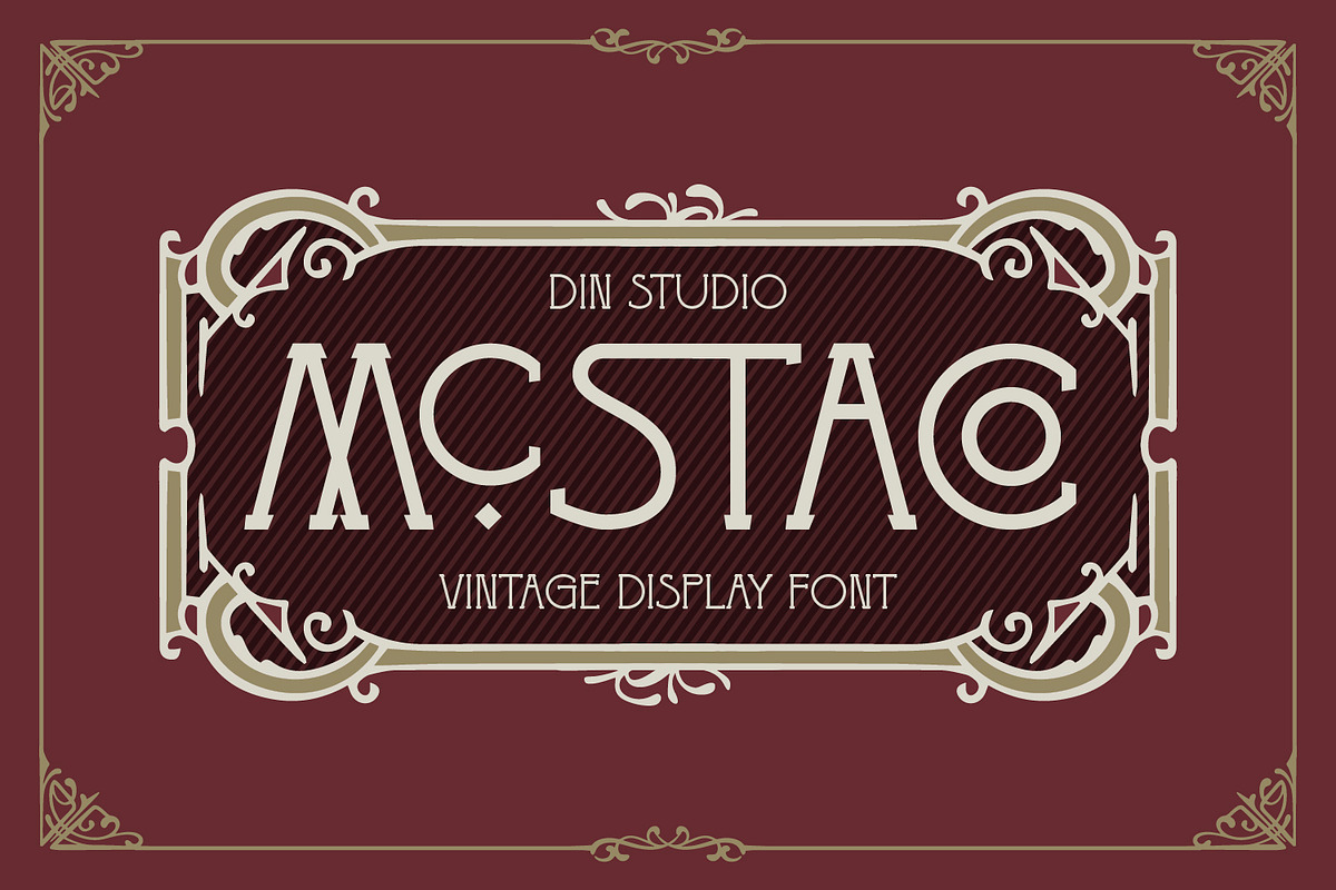 Mcstaco, a Symbol Font by Vintage Division (Photo 1 of 15)