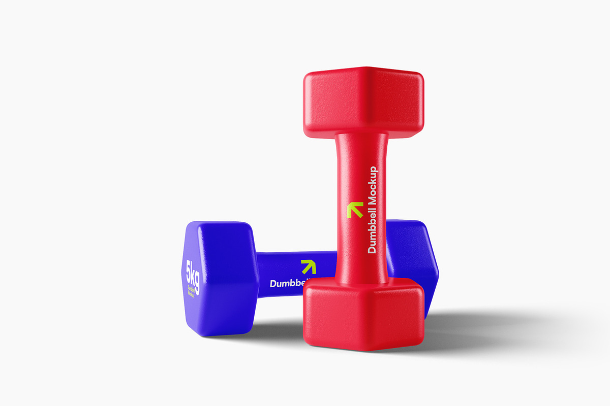 Dumbbell Mockups, a Product Mockup by artimasa (Photo 5 of 6)