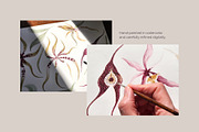 Orchid Herbarium Pattern Collection, a Pattern Graphic by SurfaceStories (Thumbnail 8 of 12)
