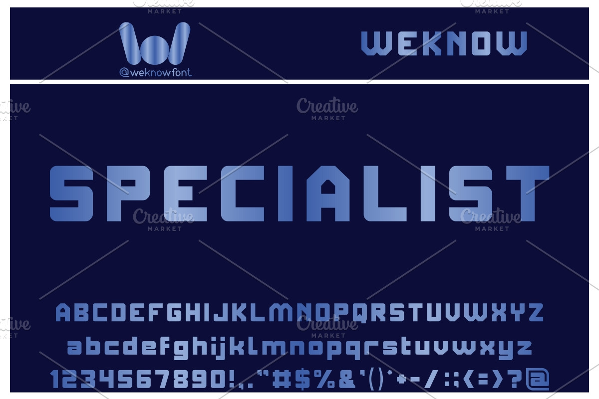 Elite Mind font, a Font by weknow (Photo 2 of 5)