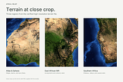 Africa Terrain Relief Map Bundle, an Education Illustration by Eugene Ga (Thumbnail 4 of 4)