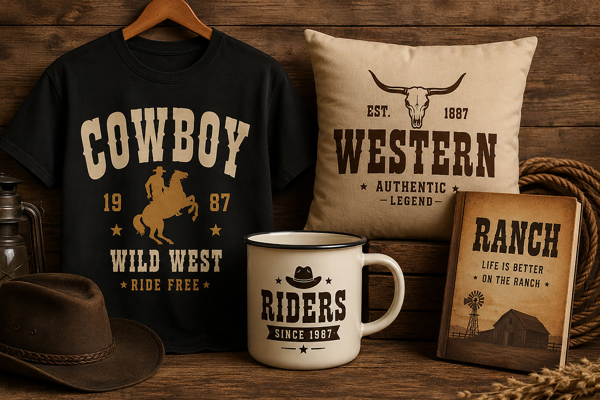 Saddle Western, a Slab Serif Font by Wow Magic (Photo 4 of 5)