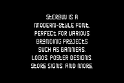 Steraw - Modern Street Font, a Sans Serif Font by Iqsiart Studio (Thumbnail 5 of 8)