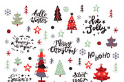 Christmas Trees Clip art, a Decorative Illustration by Bamboobear Books Shop (Thumbnail 3 of 4)