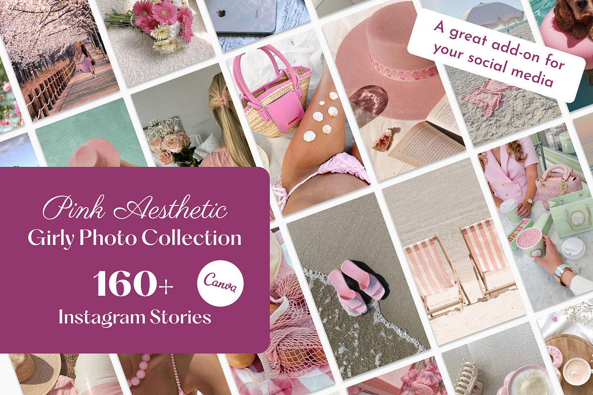 160 Instagram Stories | Girly Photos, a Photo by Studio DigiCraft (Photo 1 of 6)