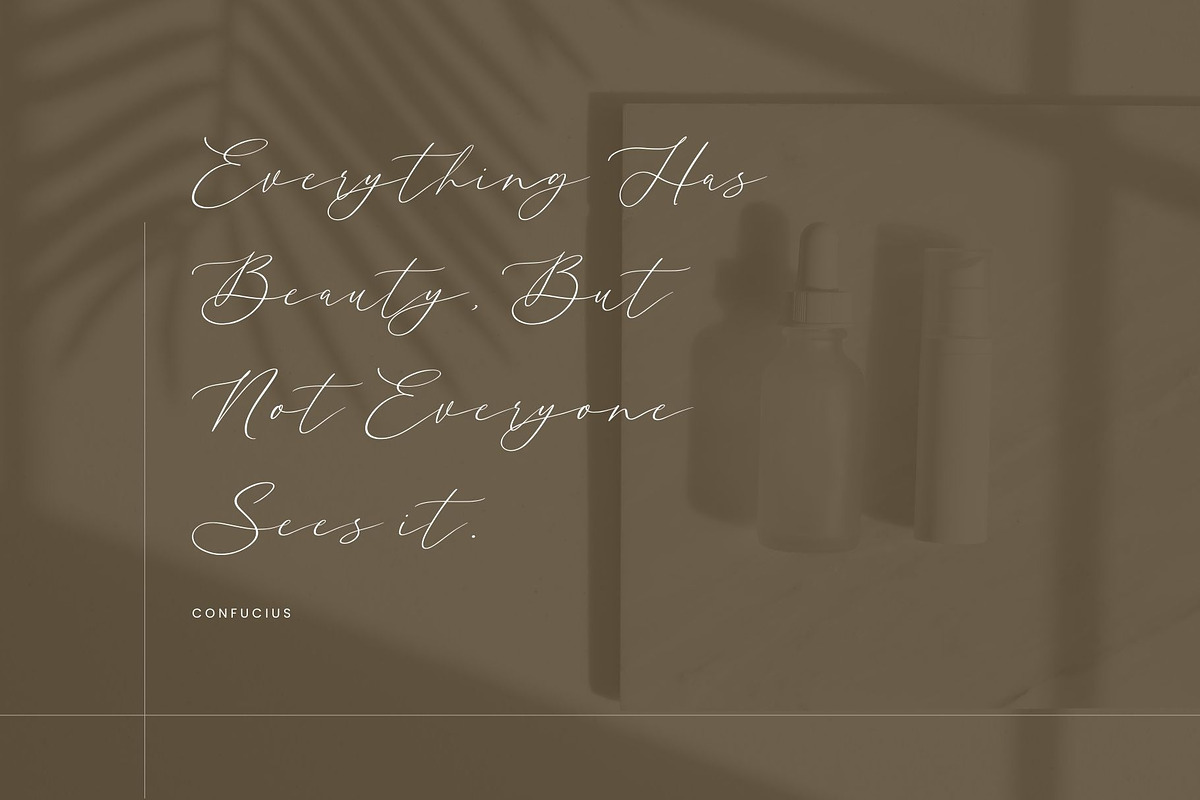 Gettins - Modern Calligraphy Script, a Script Font by Nirmana Visual (Photo 8 of 14)