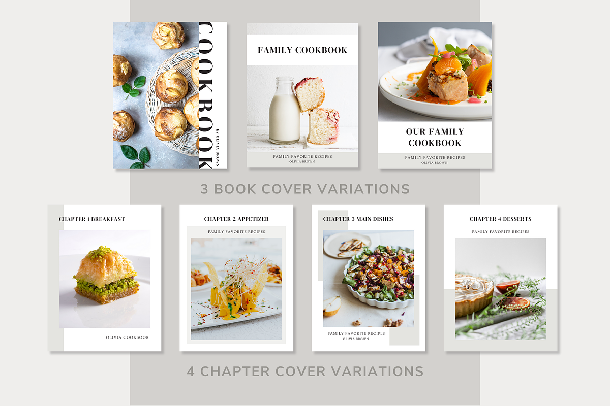 Cookbook Template CANVA, a Magazine Template by OrganizationOasisRo (Photo 3 of 10)