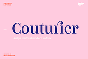Couturier, a Serif Font by Latinotype (Thumbnail 1 of 13)