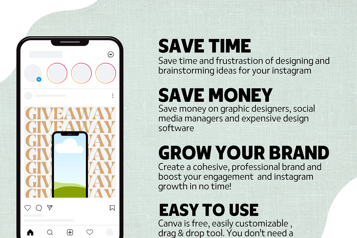 Giveaway Template, Giveaway Insta, a Social Media Template by EliteMatidi (Photo 2 of 6)